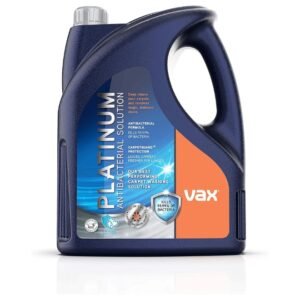 Vax Platinum Antibacterial 4L Carpet Cleaner Solution, Stain Remover Shampoo, Citrus & Blossom Scent, Removes 99.99% of bacteria, Neutralises Pet Odours, 1-9-142405, Blue