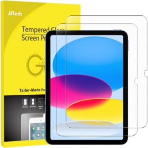 JETech Screen Protector for iPad (A16) 11th/10th Gen, 2-Pack