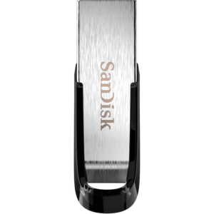 SanDisk 128GB Ultra Flair USB 3.0 Flash Drive USB stick, Memory stick with transfer speeds up to 150 MB/s, Password protection, Durable, Sleek Metal Casing Silver/Black