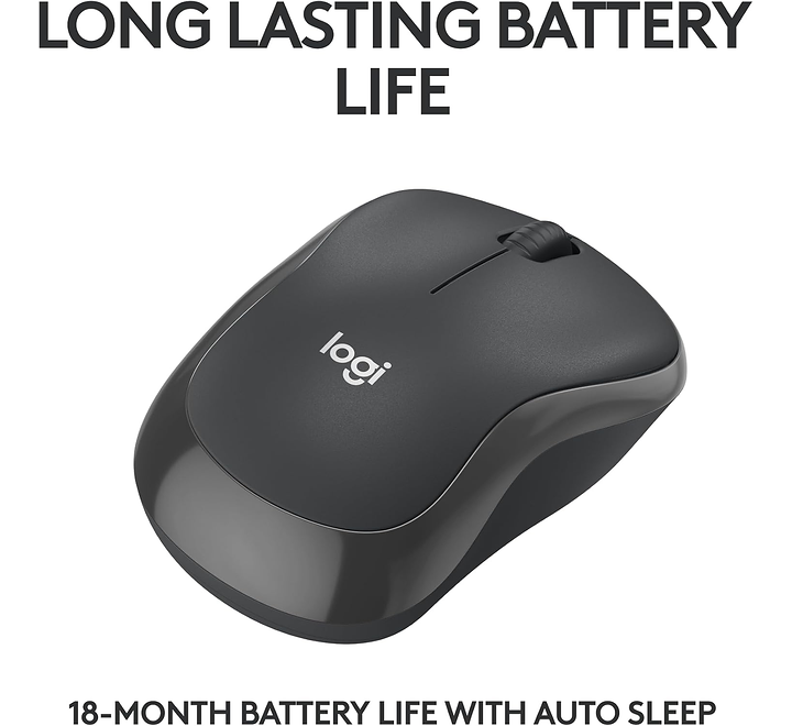 Logitech M240 Silent Bluetooth Mouse, Wireless, Compact - Image 5