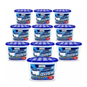 ANSIO Dehumidifier Disposable Pack of 10 Room Moisture Absorber